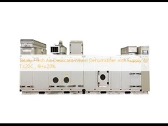 완전히 신선한 공기 건조기 공급 공기 T≤20C, RH≤20%와 함께 바퀴 탈습기